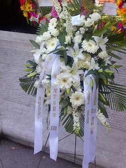 Sentner memorial wreath