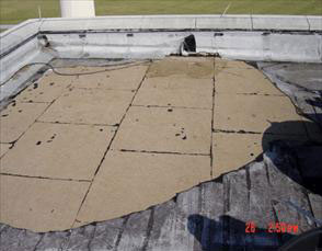 photo of damage caused by Hurricane Rita