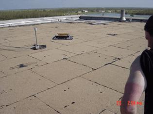 photo of damage caused by Hurricane Rita