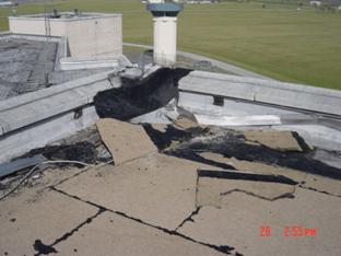 photo of damage caused by Hurricane Rita