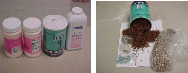Ingredients for Explosive Device Found Hidden Among an Inmate's Personal Commissary Items.