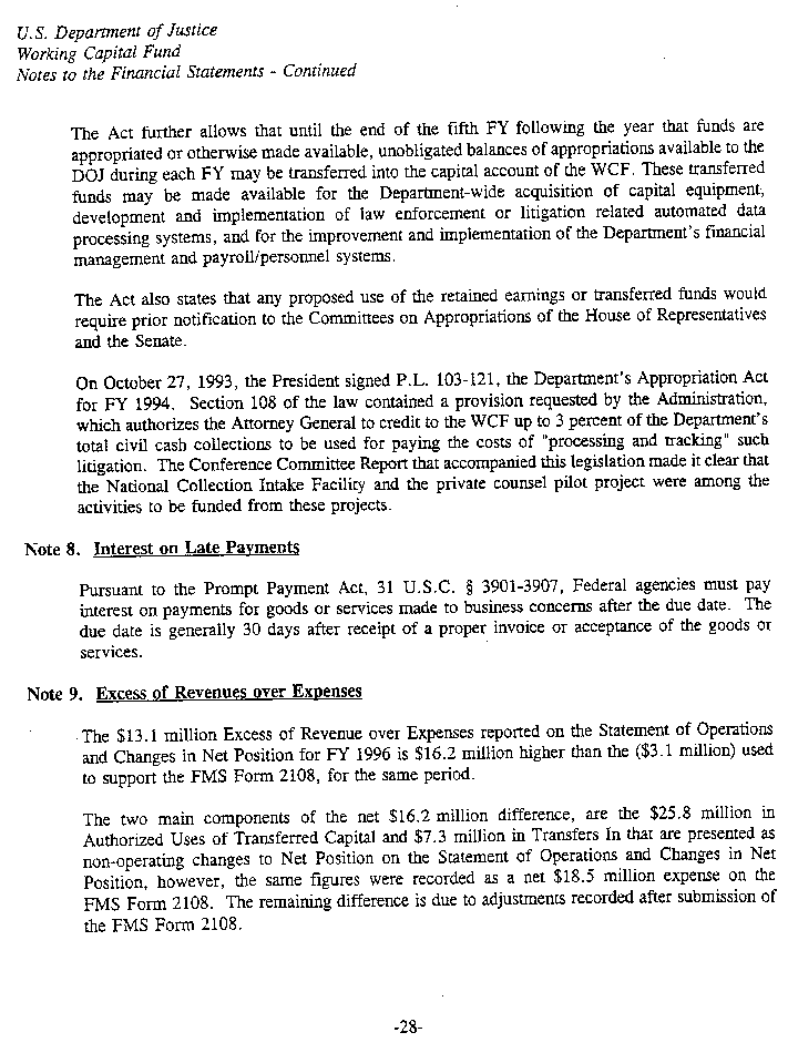 Notes to the Financial Statements