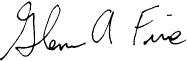 Glenn Fine signature