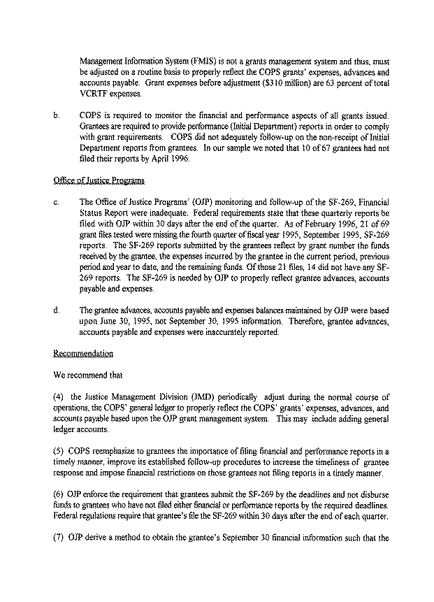 Independent Auditor's Report on Internal Control