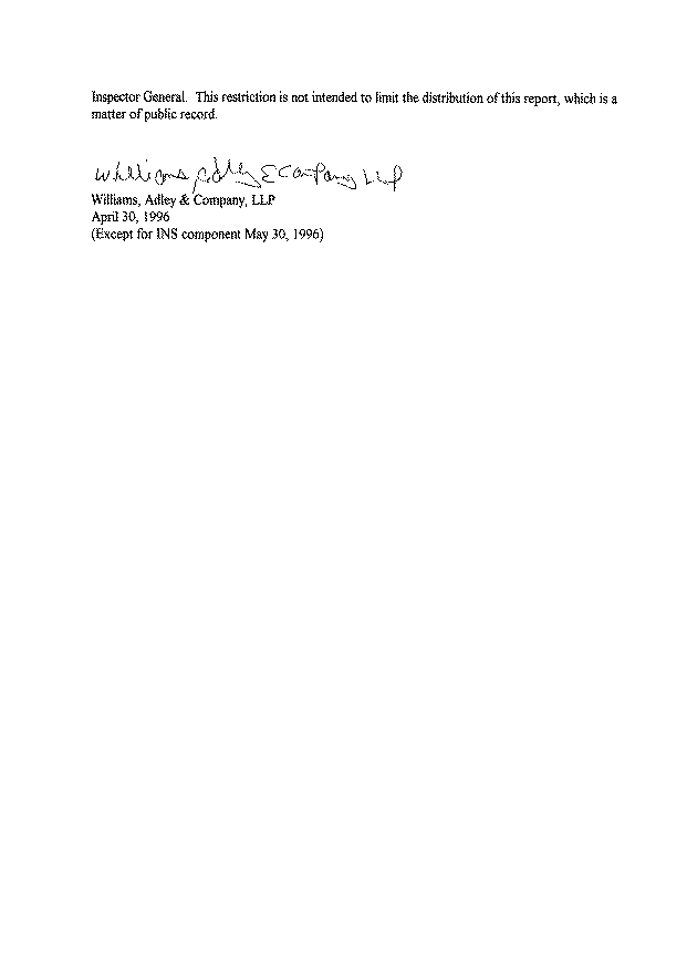 Independent Auditor's Report on Compliance with Laws and Regulations