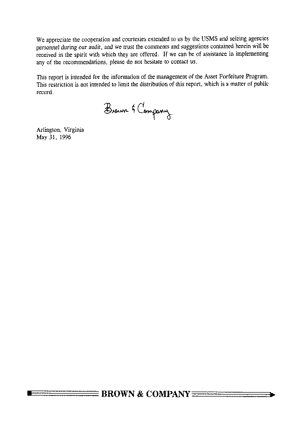 Report to Management