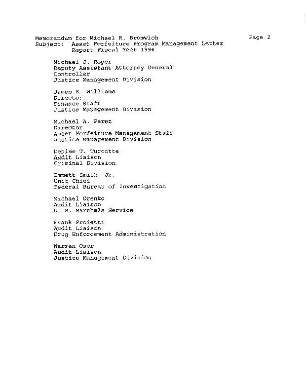 Management's Response to the Draft Report (continued)