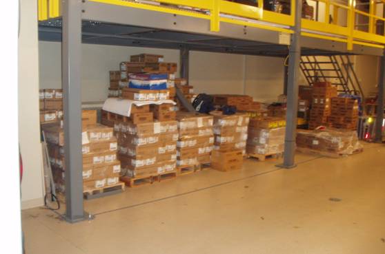 OIG photograph of ATF storage of ammunition