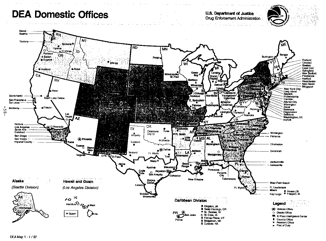 DEA Domestic Offices