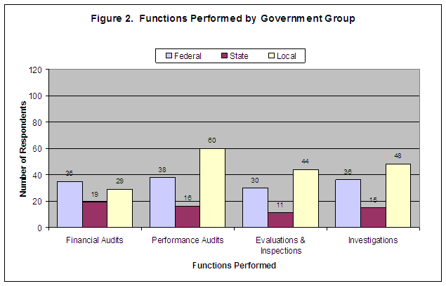Figure 2. Functions Performed by Government Group.  Click on image for a text only version.