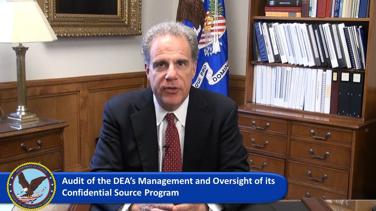 Podcast: The DEA’s Management and Oversight of its Confidential Source Program