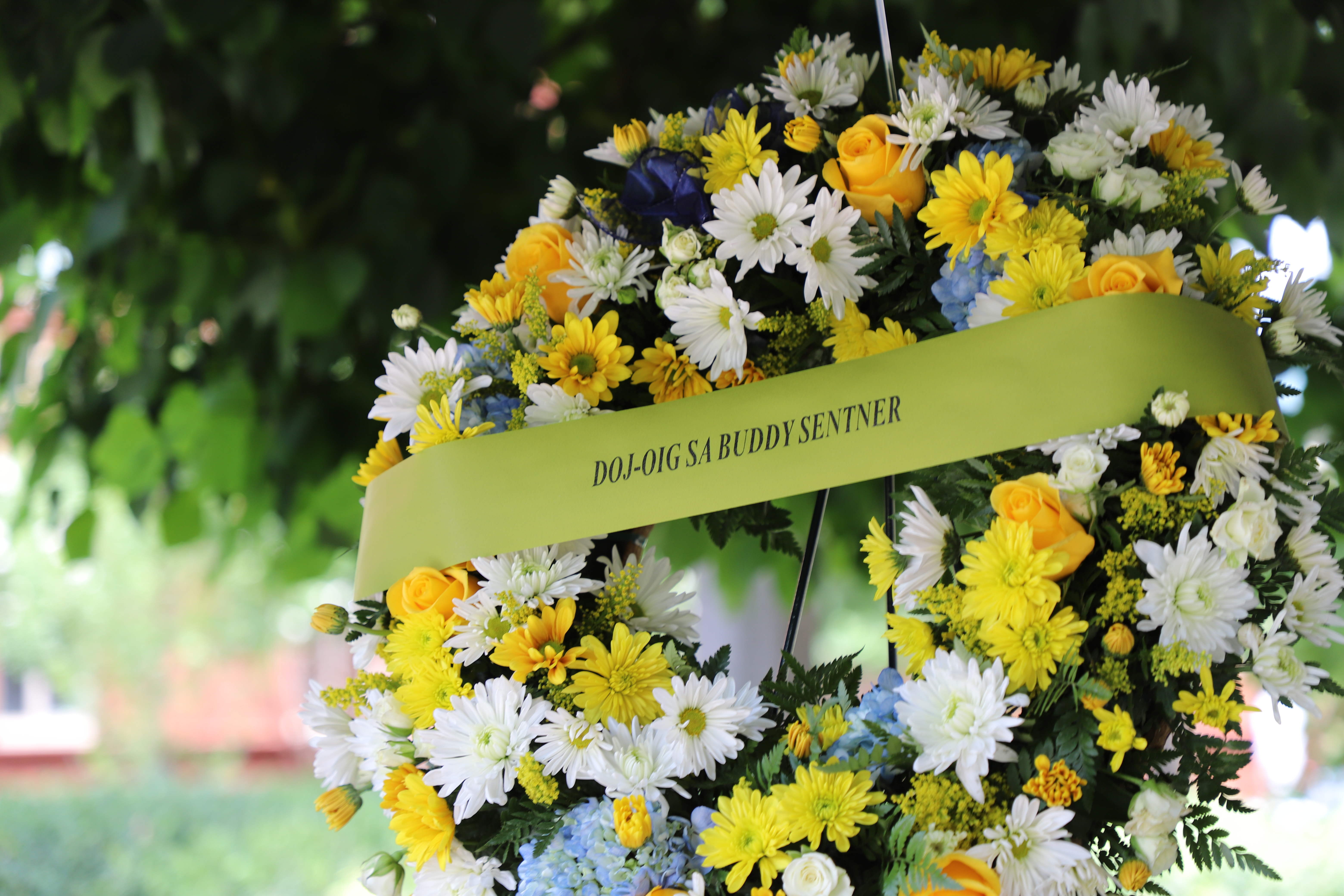 Sentner memorial wreath