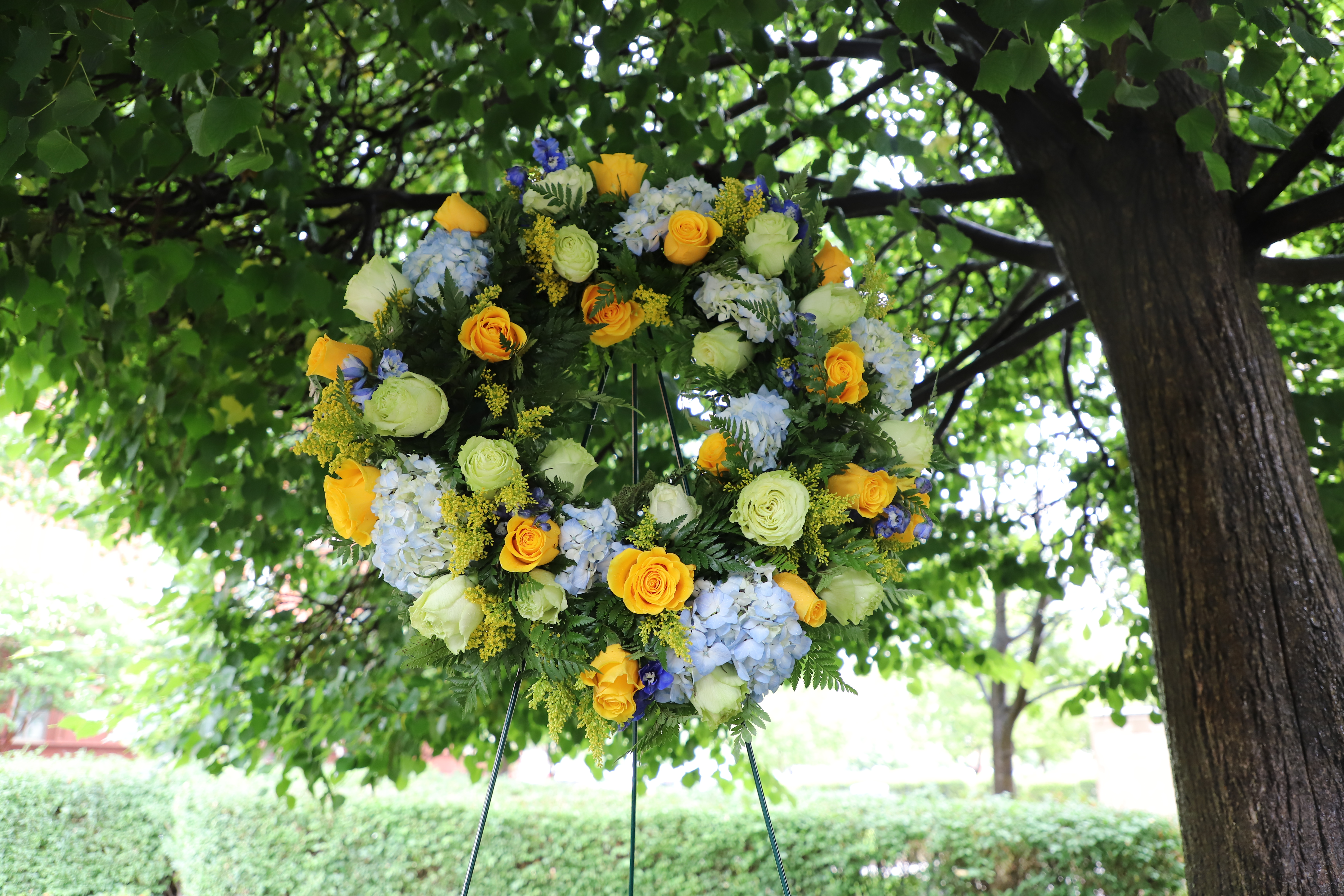 Sentner memorial wreath