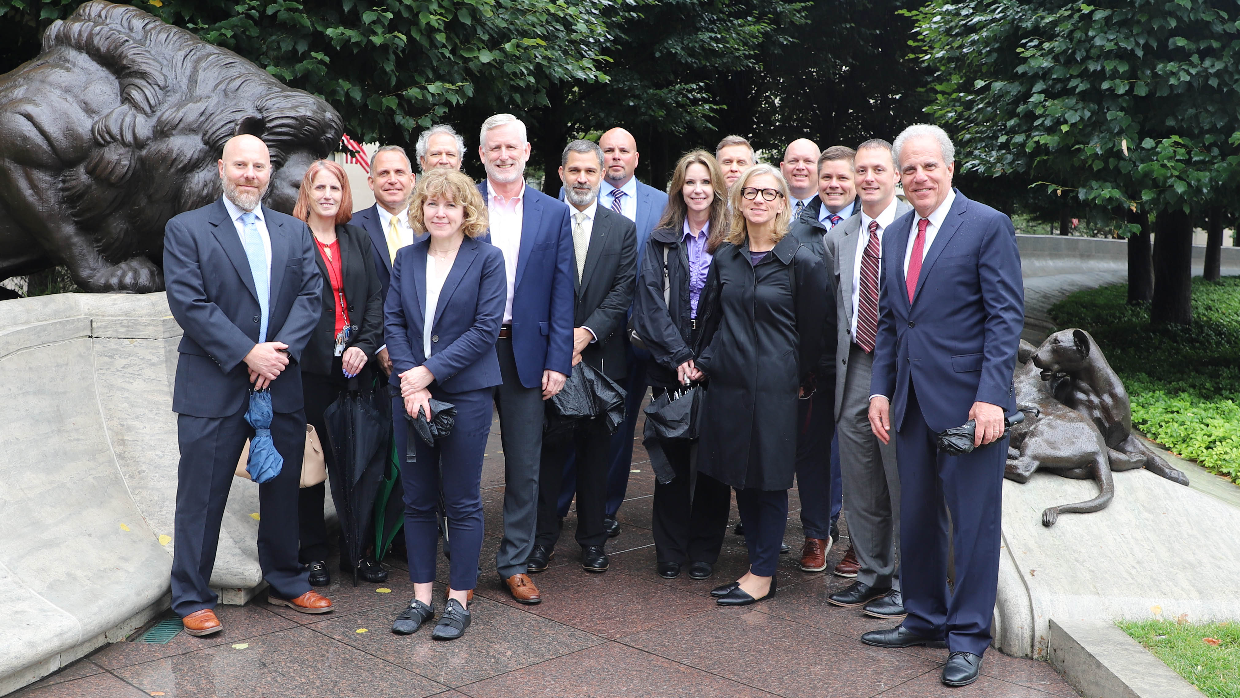 Group at Sentner Memorial