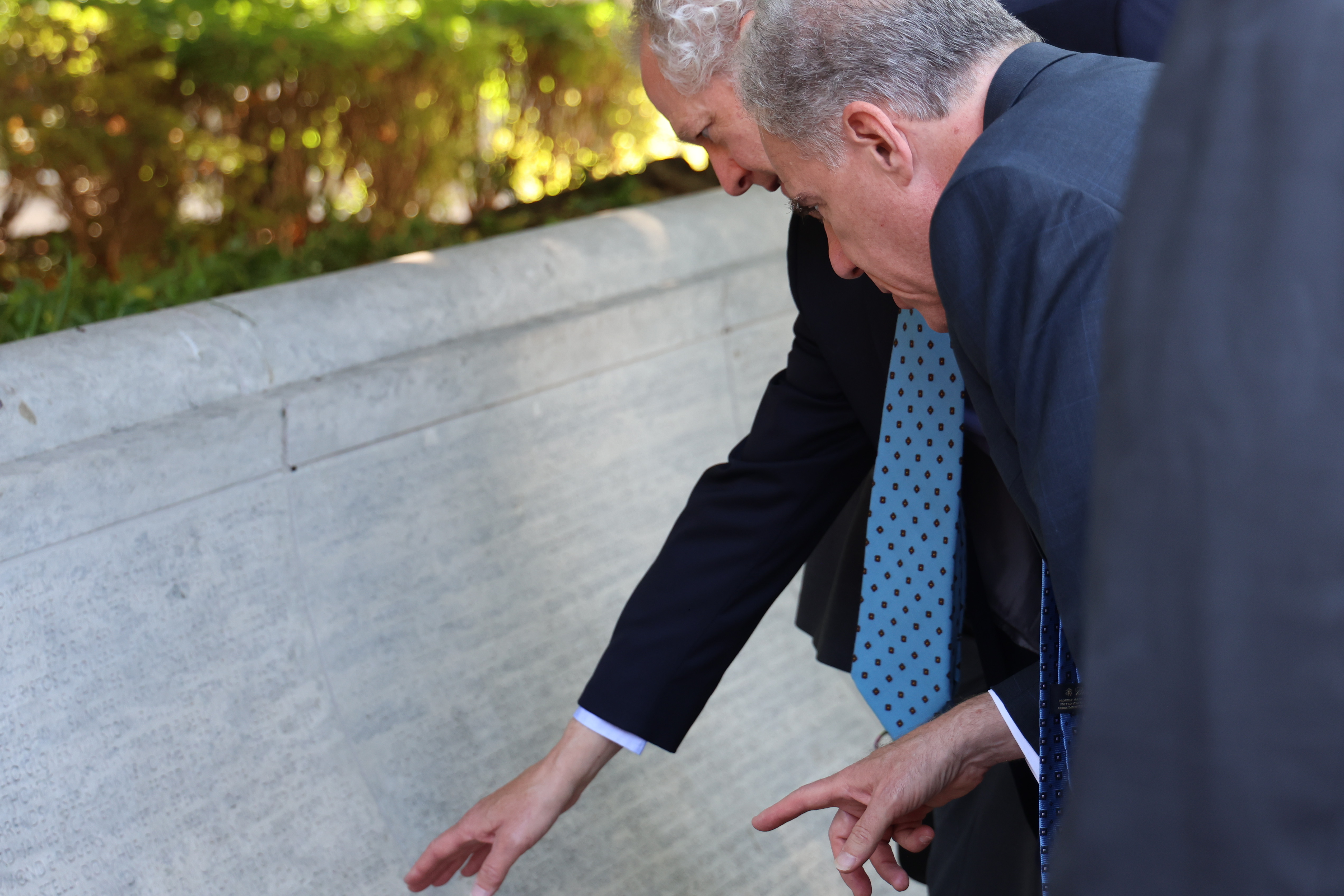 The Inspector General and Deputy Inspector General at the National Law Enforcement Memorial in Washington, D.C. June 2024