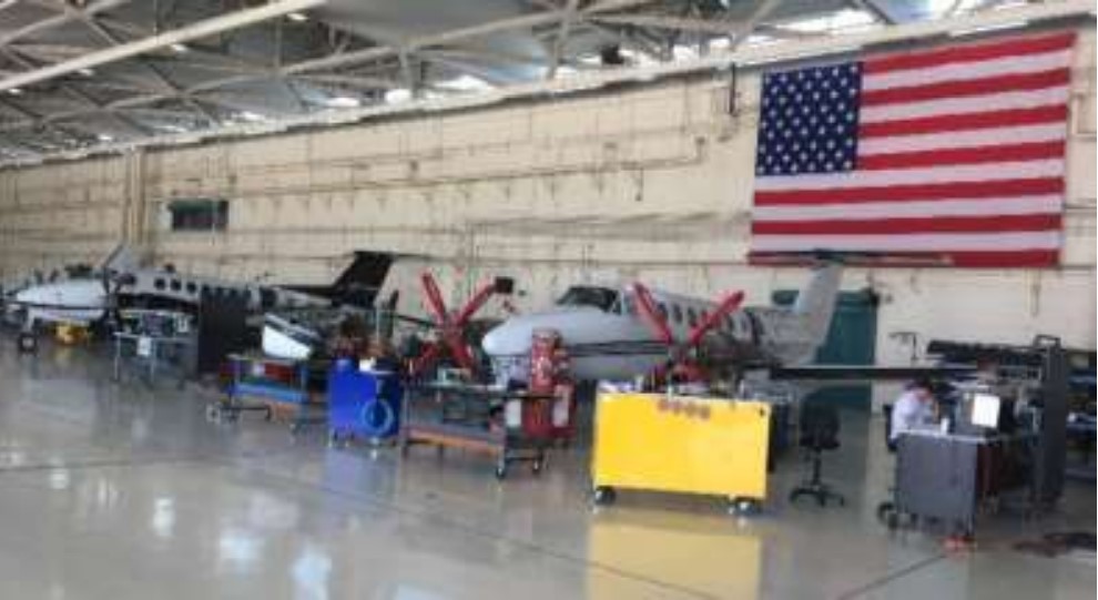 A portion of the operation at Alliance Airport