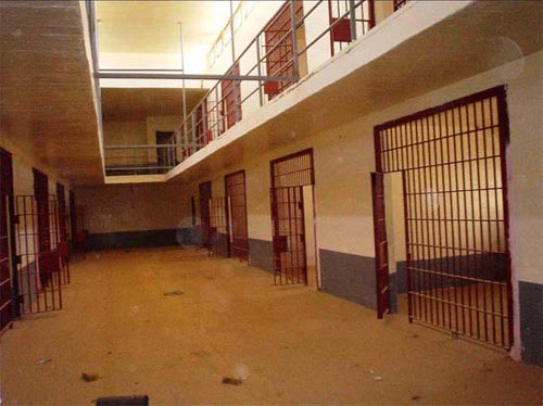 Photograph of Abu Ghraib Cell Block Prior to Reconstruction