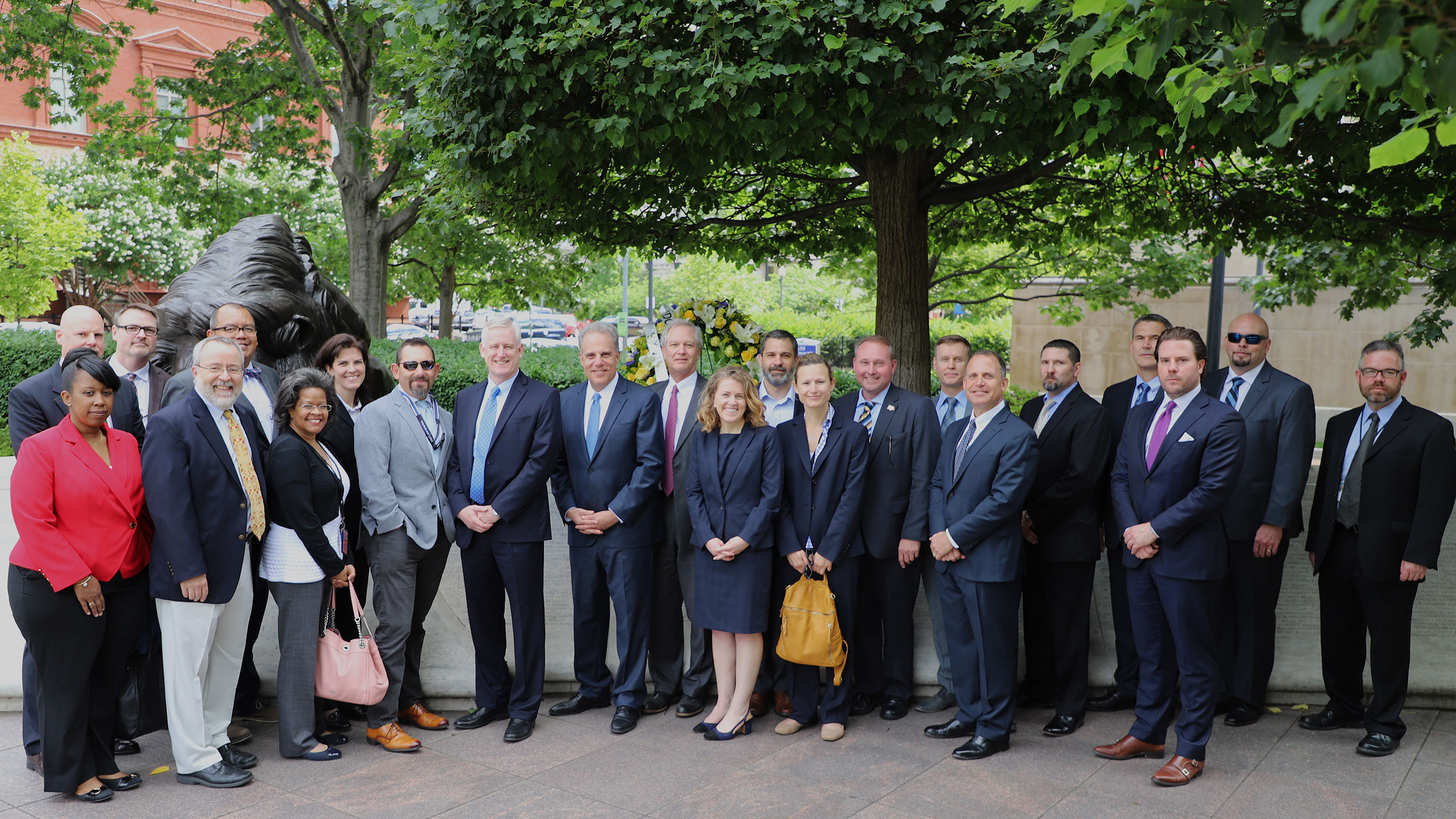 Group photo at National Law Enforcement Officers Memorial 2019