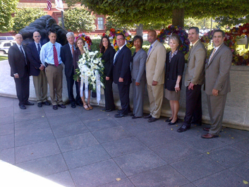 Group photo at National Law Enforcement Officers Memorial 2013