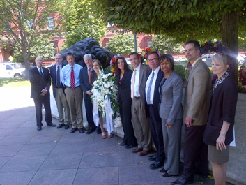 Group photo at National Law Enforcement Officers Memorial 2013