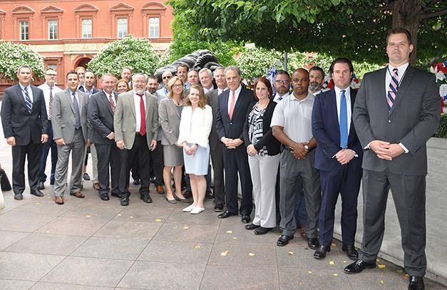 Group photo at National Law Enforcement Officers Memorial 2018