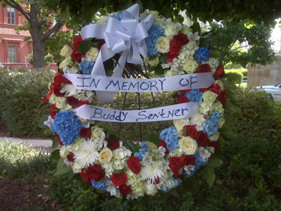Sentner Memorial wreath