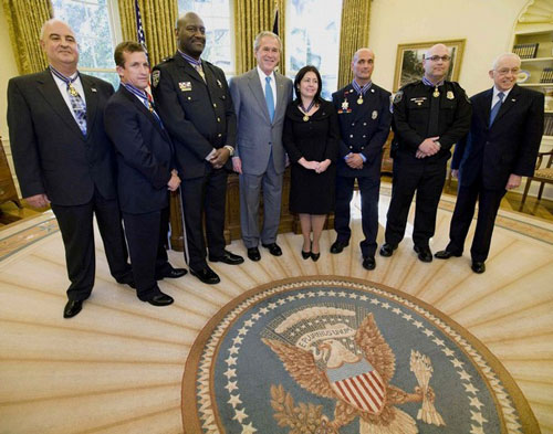 Photo from White House Medal of Valor Presentation