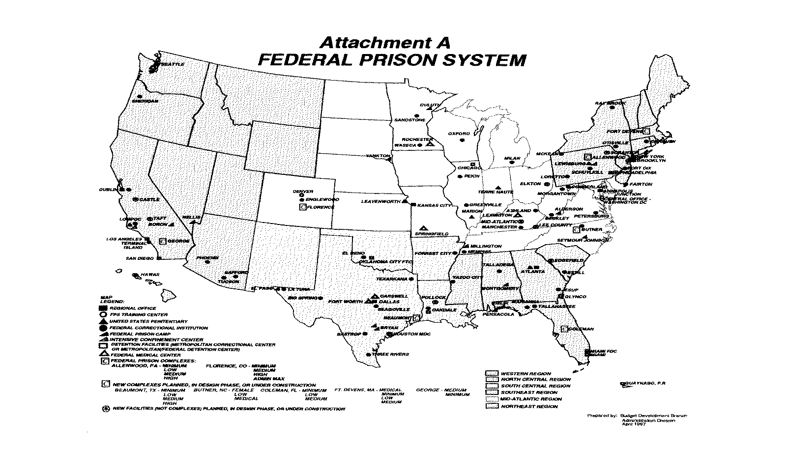 Attachment A - Federal Prison System
