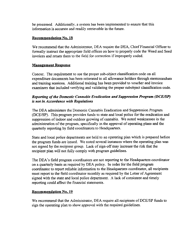 Independent Auditor's Report on Internal Controls