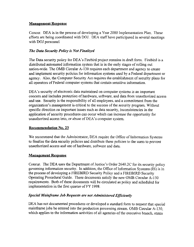 Independent Auditor's Report on Internal Controls