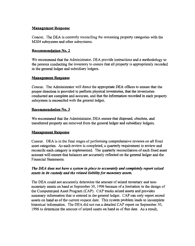 Independent Auditor's Report on Internal Controls